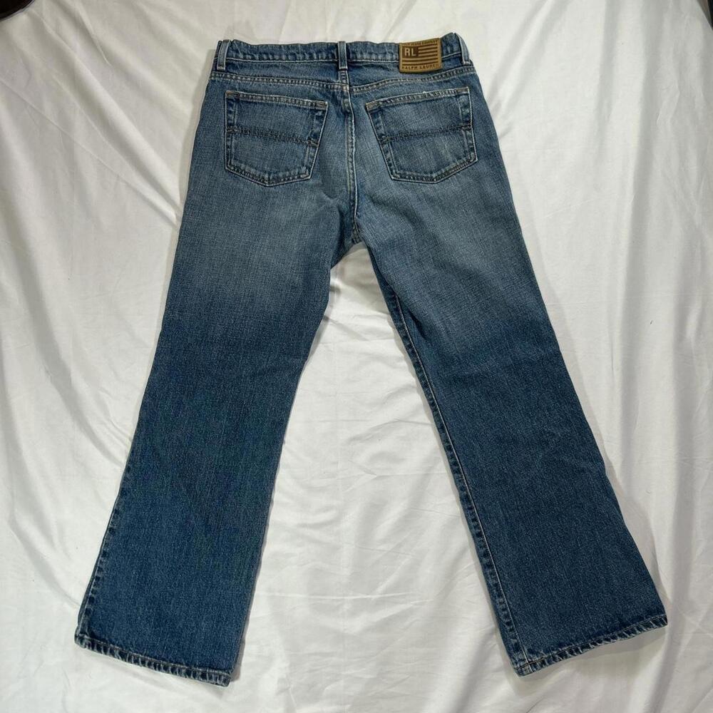 vintage 90's Polo Ralph Lauren faded blue jeans. Polo Jeans Company - Picture 4 of 8